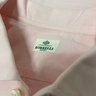 $35 Luigi Borrelli Pink Spread Collar Dress Shirt 16.5 handmade in Italy