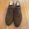 Peal & Co Snuff Suede 1/4 Brouge