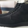 VIBERG derby boots Last 2030 size 10 derby boots Made in Canada in black suede