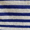 Drake's blue/white stripe linen tee **SOLD**