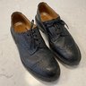 Engineered Garments x Trickers mismatch brogue, black pebble grain