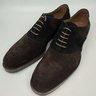 (RELISTED) NIB ZONKEY BOOT DARK BROWN/BLACK SUEDE OXFORDS UK 8 + LASTED SHOE TREES & FREEBIES