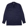 [SOLD] PRICE DROP - Drake's needlecord patch pocket overshirt in navy, size S