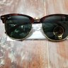 Ray-Ban RB3016F Clubmaster 901/58 55 Classic Round Polarized Sunglasses NWT SOLD