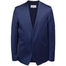 Maison Margiela Collarless Cotton Satin Blazer Jacket IT52/US42