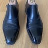 J FITZPATRICK FAUNTLEROY SINGLE MONK STRAP BLACK CALF LEATHER