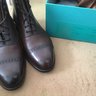 FS Edward Green Shannon E202 - UK9 US9,5 - dark oak antique single leather sole