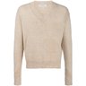 Rochas Wool Camel-Hair V-neck Sweater by Federico Curradi S/M