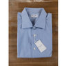 CESARE ATTOLINI blue plaid cotton shirt - Size 44 / 17.5 - NWT
