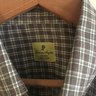 G Inglese Grandi & Rublinelli Brown & Green check shirt 42 $110