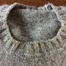 SOLD - O'Connell's Scottish Shetland Wool Sweater - Grey - Size 36