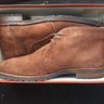 SOLD Eidos x Christian Kimber Brown Suede Chukka Boots - SOLD