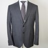 SOLD! NWT Kiton for MP Massimo Piombo Solid Charcoal Suit US42 44/EU54