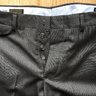 SOLD New Epaulet Driggs Trousers in Grey REDA Hopsack - 33