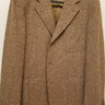 Sartoria Partenopea 42R Brown Textured 3-Button Wool Blend Blazer Sportcoat