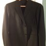 Lemaire Soft Jacket Wool Seersucker, Black, Size 50 (SOLD)