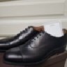 $745 BNIB Church's Consul Balmoral UK 9 E / US 10 D Black Calf Oxford