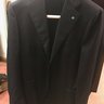 Eidos Navy Hopsack Tenero Blazer 54R  BNWT