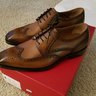 BRAND NEW Cognac/Brown Men's Oxford Wingtip Dress Shoes Size 9