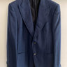 FLAWLESS TOM FORD NAVY EU 52 R/US 42R CASHMERE/SILK/HEMP BLAZER