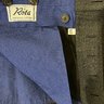 Rota Dark Grey Pleated Trousers in High-Twist Tropical Wool EU Size 52 (US 36)