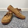 [SOLD] Quoddy Men’s Blucher Moccasin in Toast Suede Sz 11