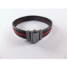 BOTTEGA VENETA red and black silver leather bracelet - Size Small - NIB