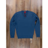 ISAIA blue v-neck wool sweater - Medium - NWT