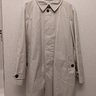 Burberry London Beige Single Breasted Raglan Trench Balmacaan 38R with Wool Liner