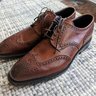 BNIB Alfred Sargent x Sid Mashburn Autumn Brown Short Wingtip Blucher 9D/UK8.5