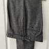 Pommella Napoli Mid-Grey Wool Drapers/VBC 6-ply Trousers 48/50 (US32/34) Handmade