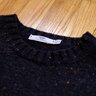 Inis Meain Charcoal Donegal Crew Neck Sweater S $260