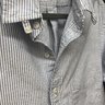 Kamakura Shirts Vintage Ivy Long Sleeve Button Down Shirt Blue Striped size XL