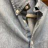 [SOLD] Kamakura Shirts 134 Denim Long Sleeve Button Down Shirt Blue size 17 XL