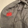 Isaia grey gently used sport jacket size 36US