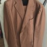 Sartoria Formosa Caccioppoli Tobacco Brown Linen Suit - tag size 54R  NWT