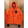 MONCLER Grenoble Kavik orange hooded puffer down coat - Size 3XL / 6 - NWT