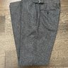 SOLD Proper Cloth Grey VBC Wool Flannel Dress Pants, Size ~34