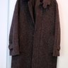 SEH Kelly Balmacaan Coat Dark Brown XS