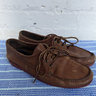 SOLD - Quoddy Blucher Mocs size 11 D - Custom Prime Peanut Grizzly Peanut