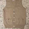 The Armoury Knit camelhair  vest size 38