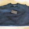 [SOLD] Drake's Navy Cotton Sweater - 38 (fits XS) - NWT