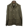 [SOLD] G. Inglese Olive Cotton Sahariana Jacket - 15.75 / M