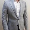 Spier & Mackay Grey Flannel Sport Coat 38 Contemporary SOLD