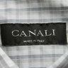 Canali cotton checked shirt