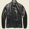 Schott 654 Cafe Racer - Black Leather Jacket - Small S - Excellent Condition