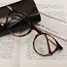 SOLD - New Yamada Mitsukazu by True Vintage Revival Japanese Artisan-made Panto Eyeglasses (DA/AG)