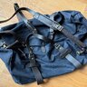 SOLD:  Filson navy duffle bag made in USA