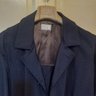 NWT CUCINELLI SILK NAVY RAINCOAT 40/50