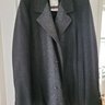 SOLD Stephan Schneider Double Breasted Coat in Dark "Gradient" Wool - NWOT - Size 6